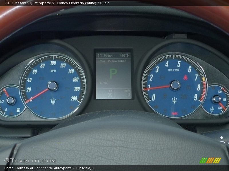  2012 Quattroporte S S Gauges