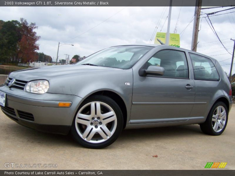 Silverstone Grey Metallic / Black 2003 Volkswagen GTI 1.8T