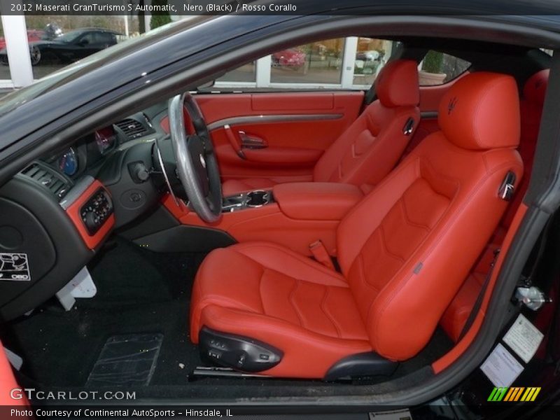  2012 GranTurismo S Automatic Rosso Corallo Interior
