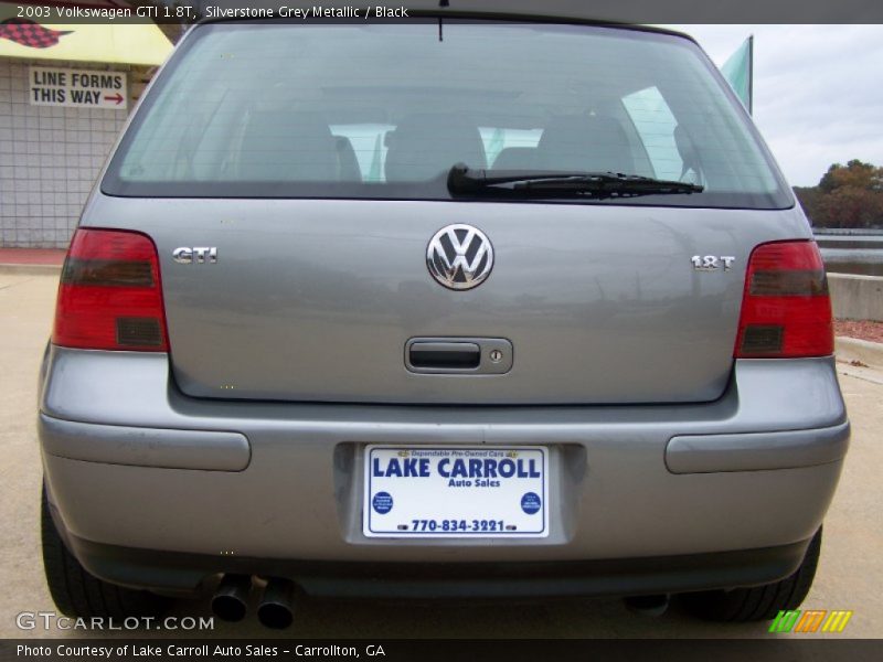 Silverstone Grey Metallic / Black 2003 Volkswagen GTI 1.8T