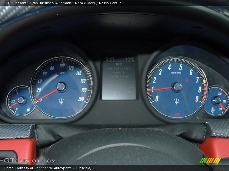  2012 GranTurismo S Automatic S Automatic Gauges