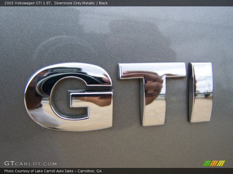 Silverstone Grey Metallic / Black 2003 Volkswagen GTI 1.8T