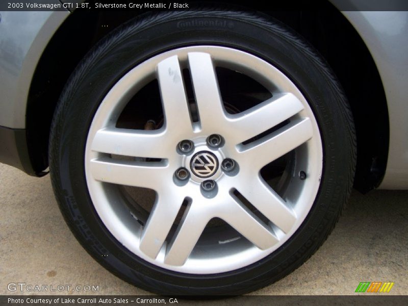 Silverstone Grey Metallic / Black 2003 Volkswagen GTI 1.8T