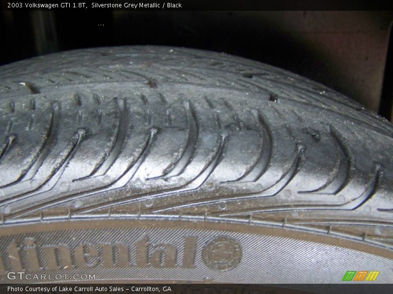 Silverstone Grey Metallic / Black 2003 Volkswagen GTI 1.8T