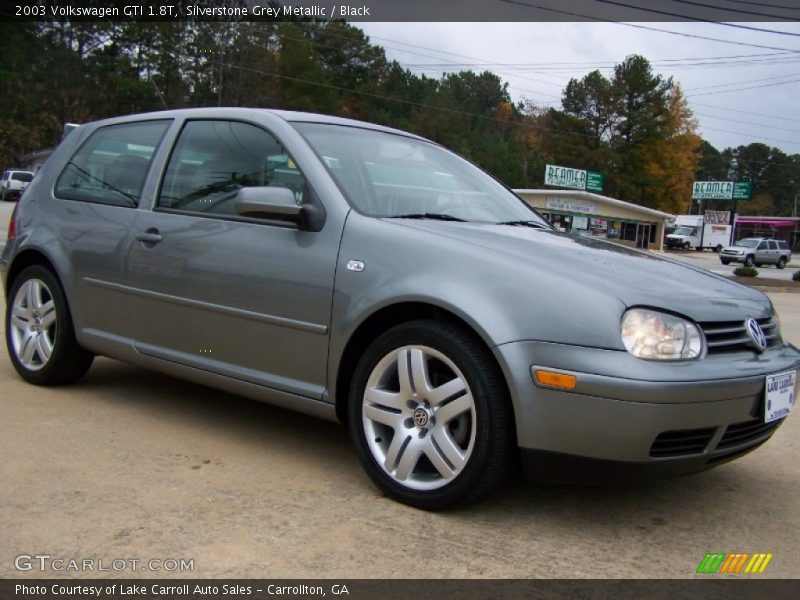 Silverstone Grey Metallic / Black 2003 Volkswagen GTI 1.8T