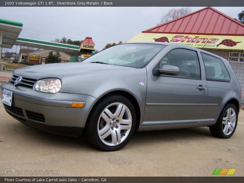 Silverstone Grey Metallic / Black 2003 Volkswagen GTI 1.8T