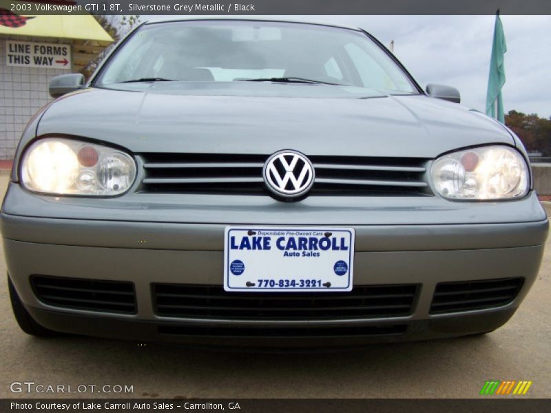 Silverstone Grey Metallic / Black 2003 Volkswagen GTI 1.8T