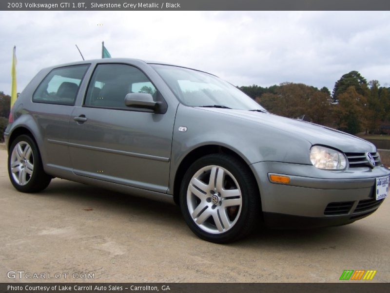Silverstone Grey Metallic / Black 2003 Volkswagen GTI 1.8T