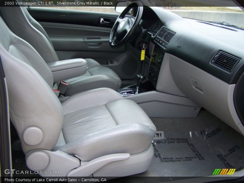 Silverstone Grey Metallic / Black 2003 Volkswagen GTI 1.8T