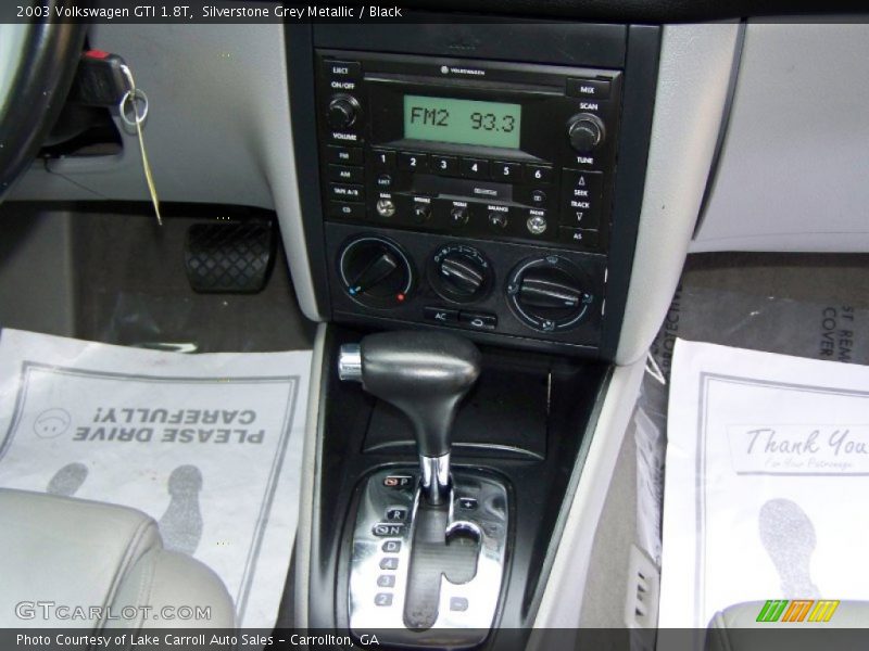 Silverstone Grey Metallic / Black 2003 Volkswagen GTI 1.8T