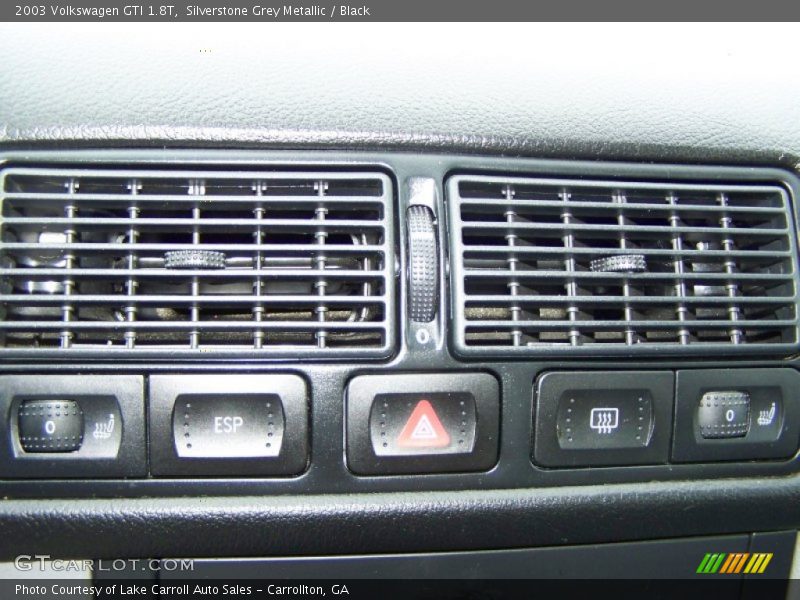Silverstone Grey Metallic / Black 2003 Volkswagen GTI 1.8T