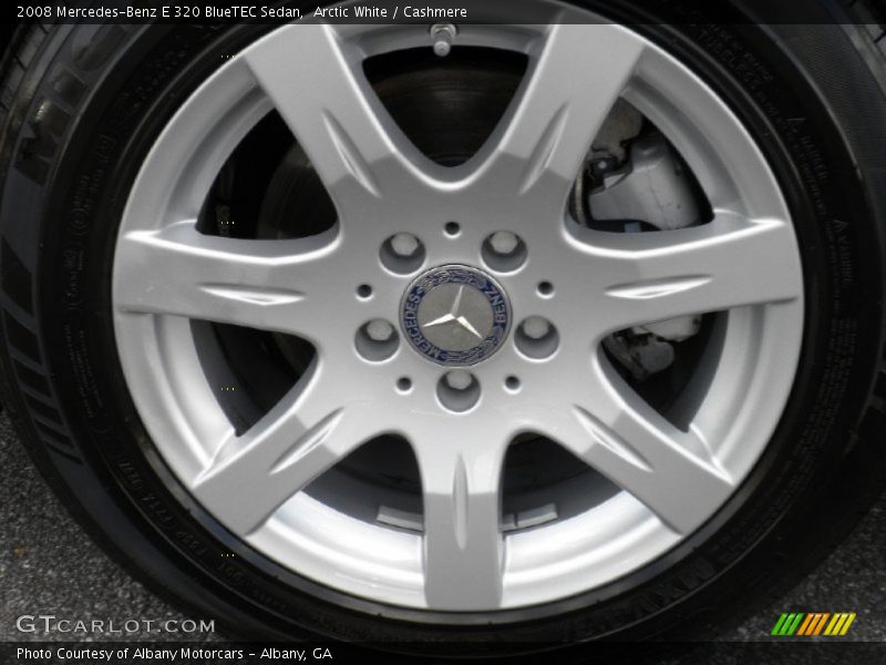 Arctic White / Cashmere 2008 Mercedes-Benz E 320 BlueTEC Sedan