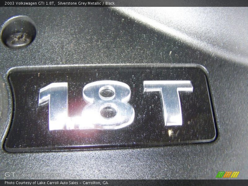 Silverstone Grey Metallic / Black 2003 Volkswagen GTI 1.8T