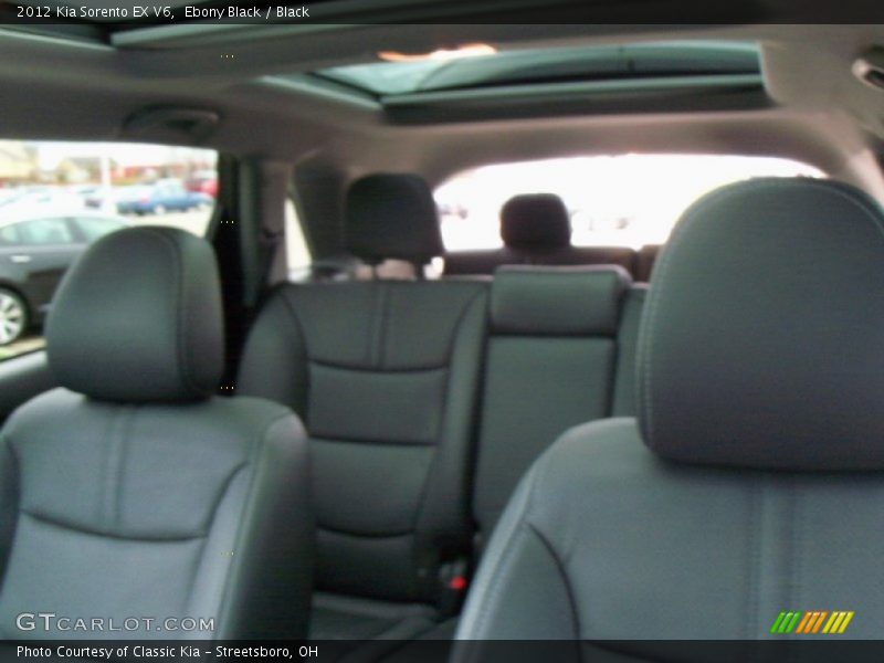 Ebony Black / Black 2012 Kia Sorento EX V6