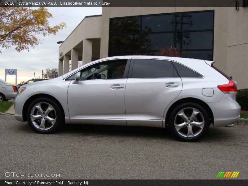  2010 Venza V6 AWD Classic Silver Metallic