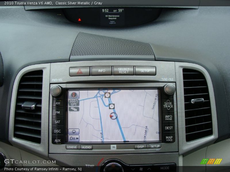 Navigation of 2010 Venza V6 AWD