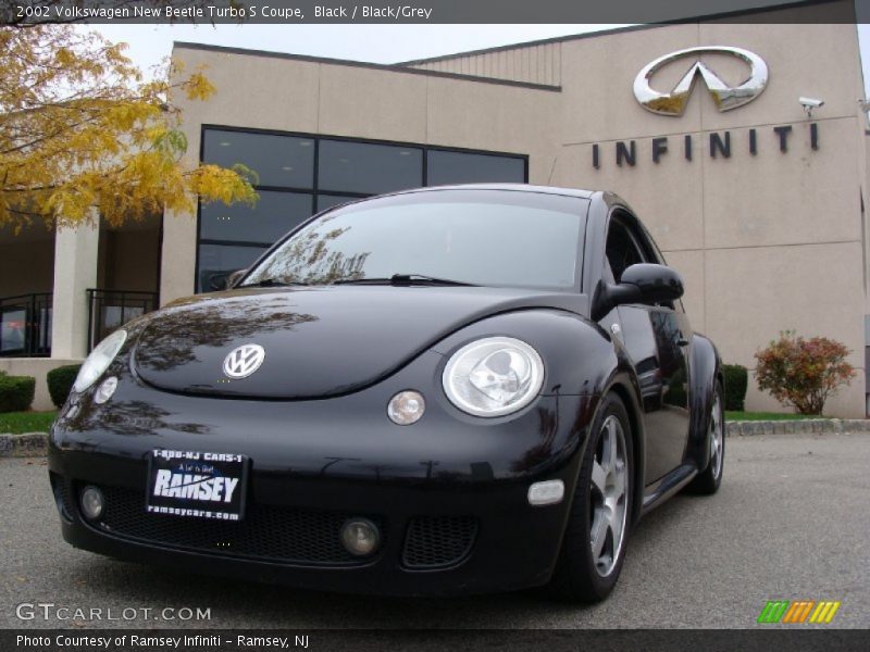 Black / Black/Grey 2002 Volkswagen New Beetle Turbo S Coupe