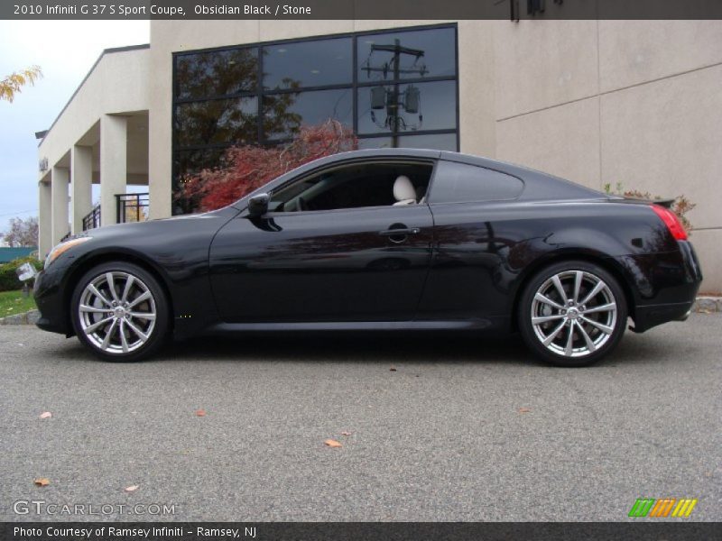 Obsidian Black / Stone 2010 Infiniti G 37 S Sport Coupe