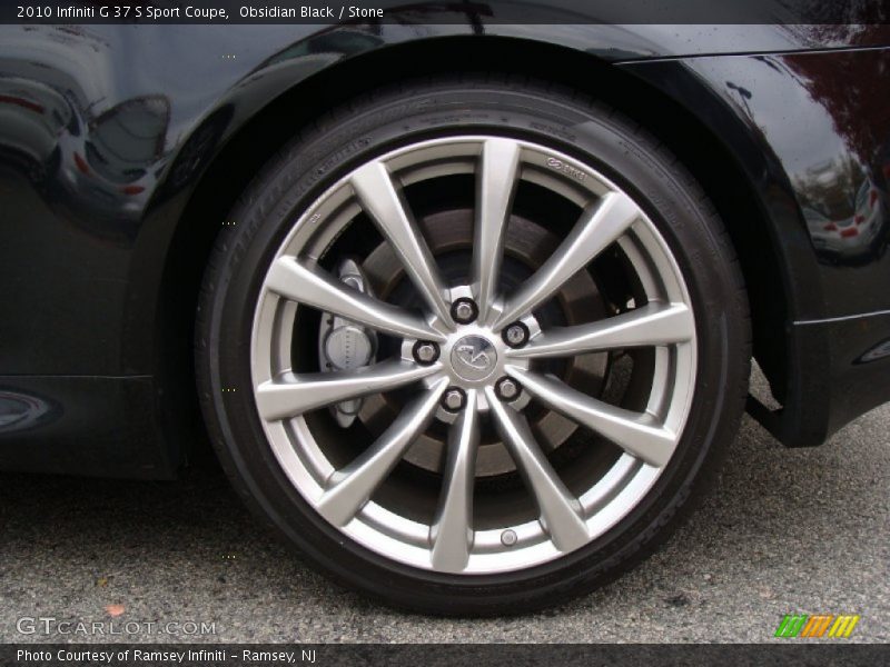 Obsidian Black / Stone 2010 Infiniti G 37 S Sport Coupe