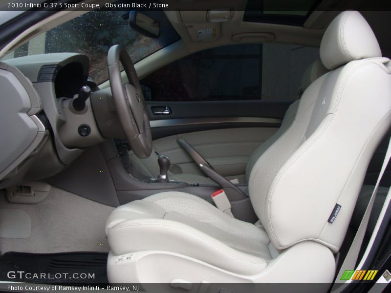 Obsidian Black / Stone 2010 Infiniti G 37 S Sport Coupe