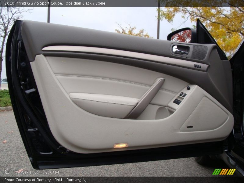 Obsidian Black / Stone 2010 Infiniti G 37 S Sport Coupe