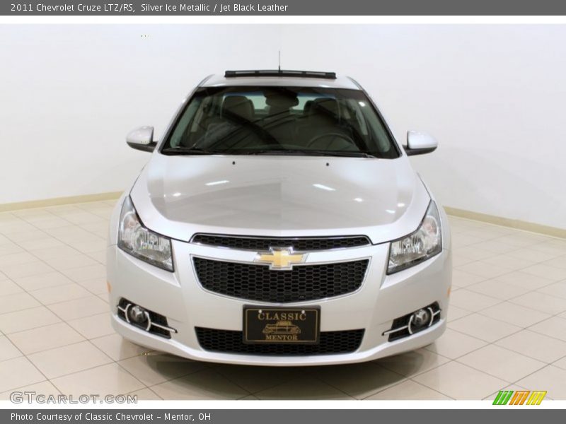 Silver Ice Metallic / Jet Black Leather 2011 Chevrolet Cruze LTZ/RS