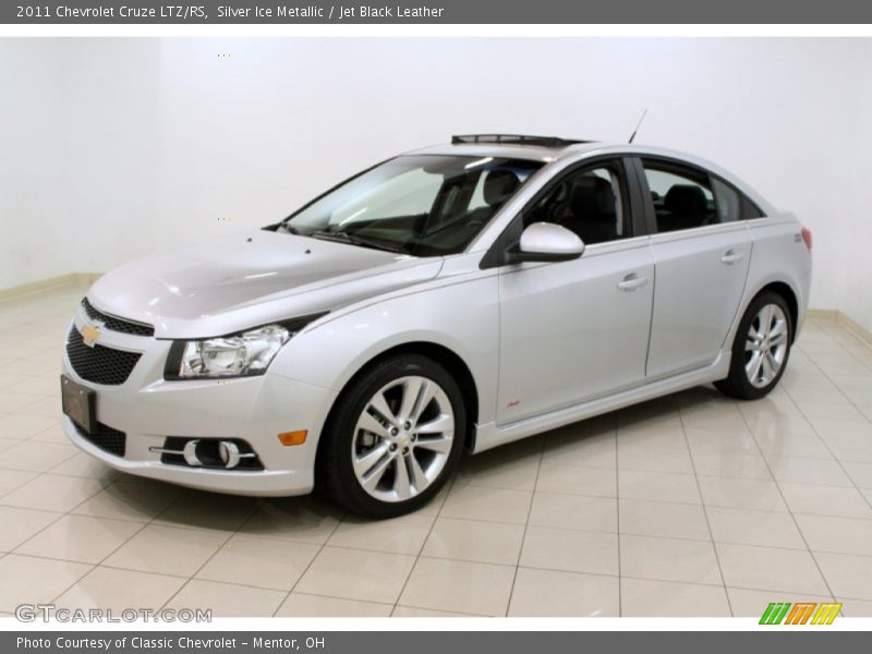 Silver Ice Metallic / Jet Black Leather 2011 Chevrolet Cruze LTZ/RS