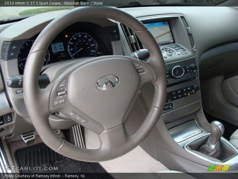 Obsidian Black / Stone 2010 Infiniti G 37 S Sport Coupe