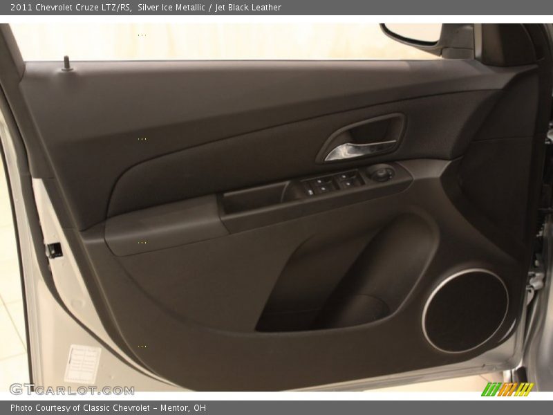 Silver Ice Metallic / Jet Black Leather 2011 Chevrolet Cruze LTZ/RS