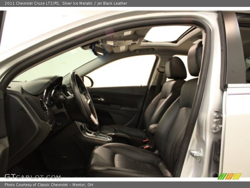 Silver Ice Metallic / Jet Black Leather 2011 Chevrolet Cruze LTZ/RS