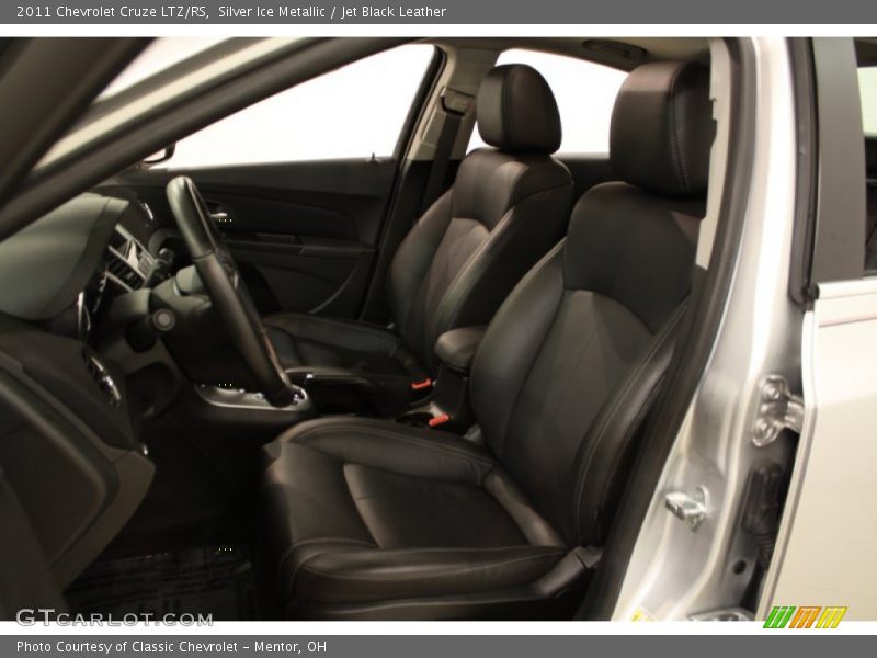 Silver Ice Metallic / Jet Black Leather 2011 Chevrolet Cruze LTZ/RS