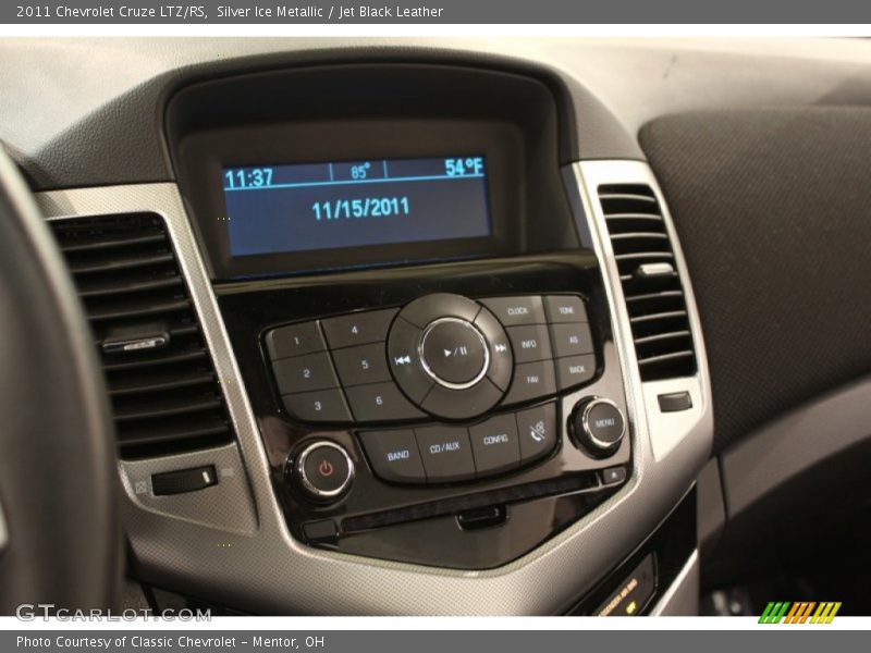 Silver Ice Metallic / Jet Black Leather 2011 Chevrolet Cruze LTZ/RS