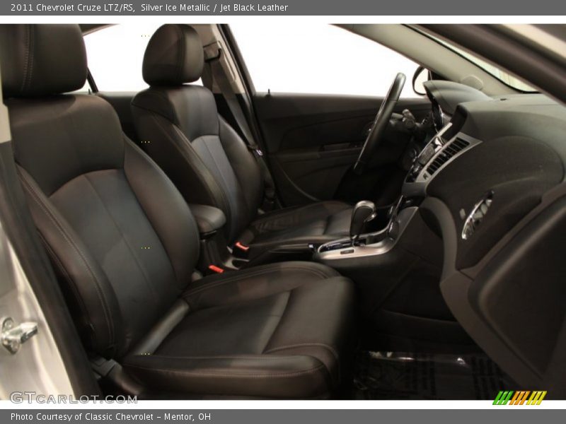 Silver Ice Metallic / Jet Black Leather 2011 Chevrolet Cruze LTZ/RS