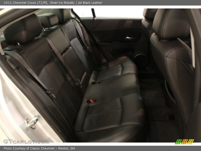 Silver Ice Metallic / Jet Black Leather 2011 Chevrolet Cruze LTZ/RS