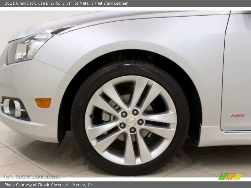 Silver Ice Metallic / Jet Black Leather 2011 Chevrolet Cruze LTZ/RS