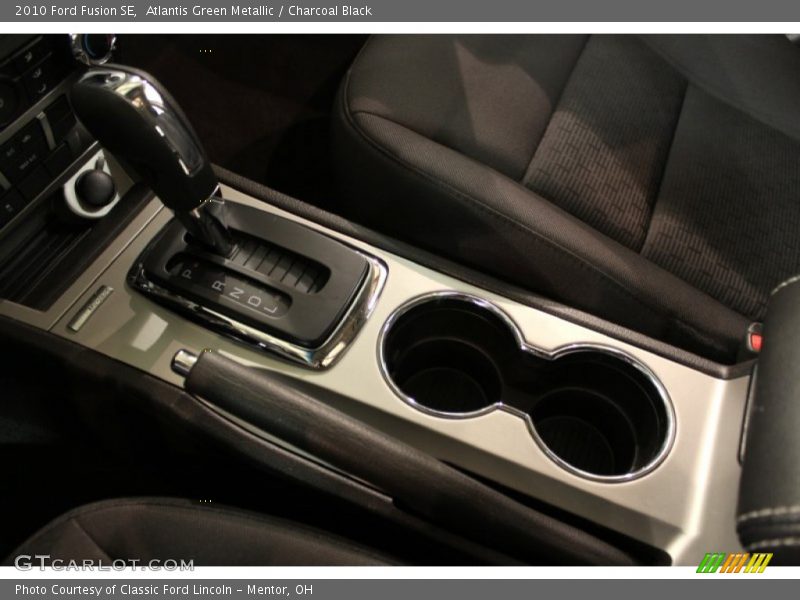 Atlantis Green Metallic / Charcoal Black 2010 Ford Fusion SE