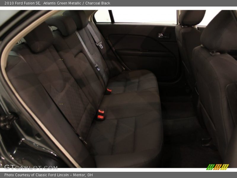 Atlantis Green Metallic / Charcoal Black 2010 Ford Fusion SE