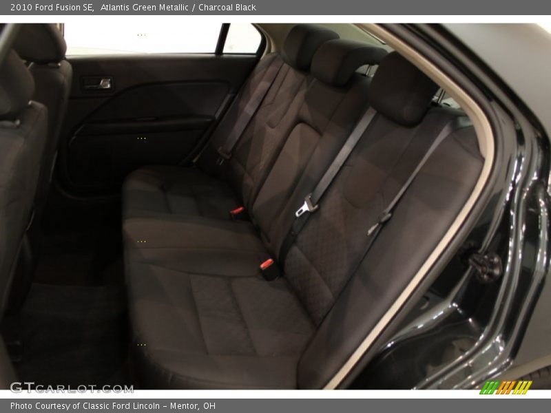 Atlantis Green Metallic / Charcoal Black 2010 Ford Fusion SE