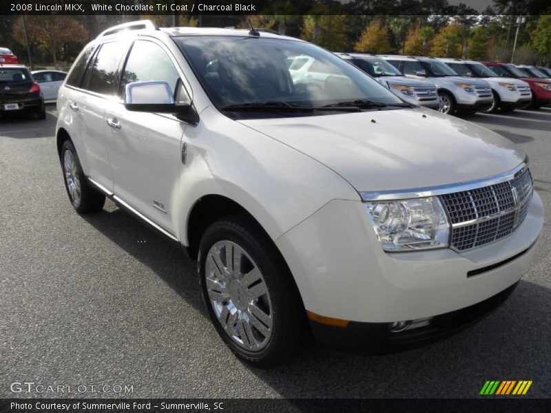 White Chocolate Tri Coat / Charcoal Black 2008 Lincoln MKX