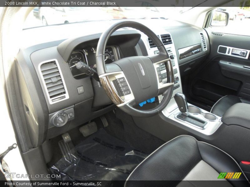 White Chocolate Tri Coat / Charcoal Black 2008 Lincoln MKX