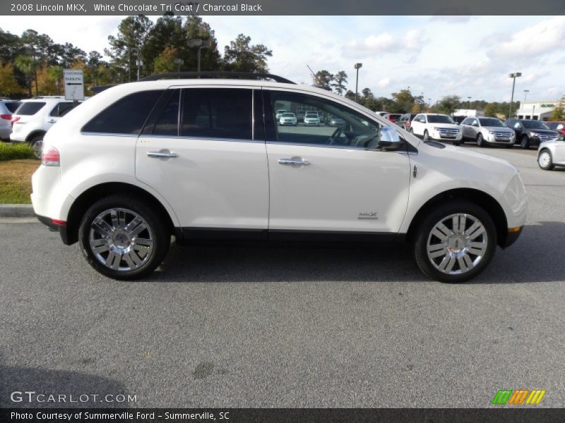 White Chocolate Tri Coat / Charcoal Black 2008 Lincoln MKX