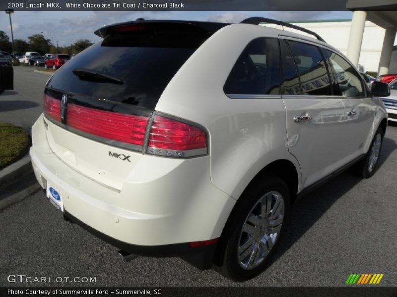 White Chocolate Tri Coat / Charcoal Black 2008 Lincoln MKX