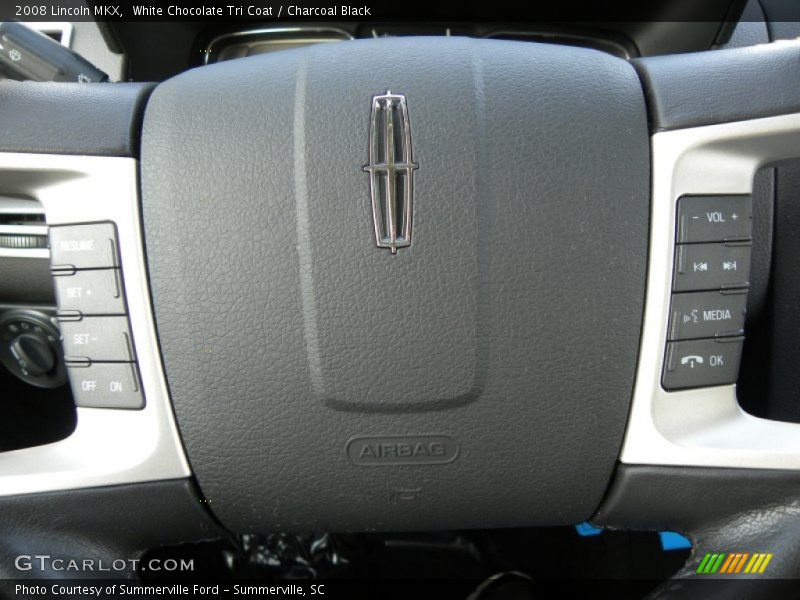 White Chocolate Tri Coat / Charcoal Black 2008 Lincoln MKX
