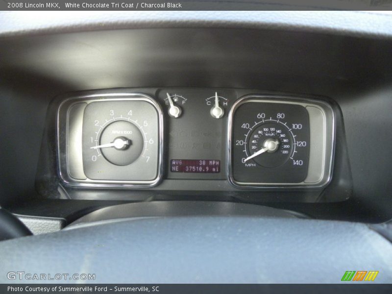 White Chocolate Tri Coat / Charcoal Black 2008 Lincoln MKX