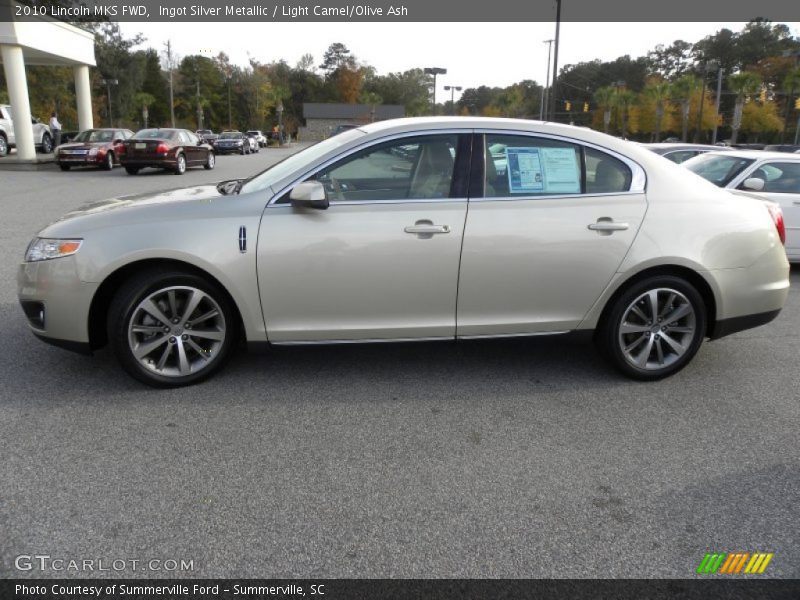 Ingot Silver Metallic / Light Camel/Olive Ash 2010 Lincoln MKS FWD