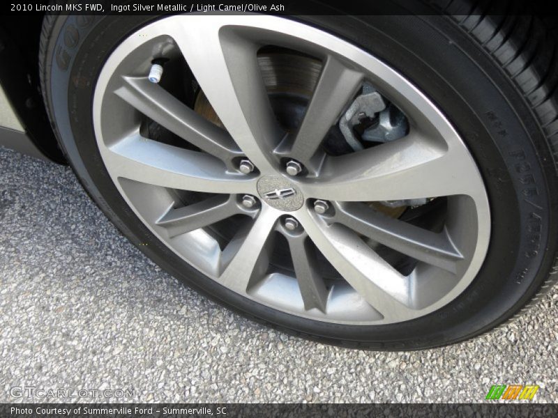 Ingot Silver Metallic / Light Camel/Olive Ash 2010 Lincoln MKS FWD