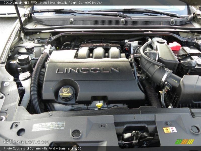 Ingot Silver Metallic / Light Camel/Olive Ash 2010 Lincoln MKS FWD