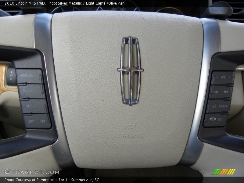 Ingot Silver Metallic / Light Camel/Olive Ash 2010 Lincoln MKS FWD