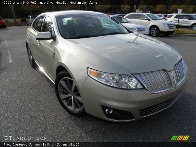 Ingot Silver Metallic / Medium Light Stone 2010 Lincoln MKX FWD