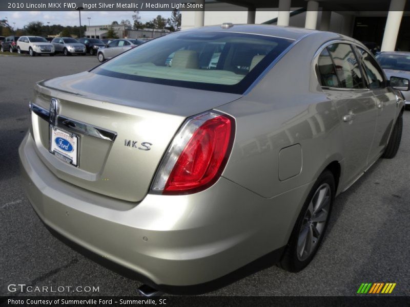 Ingot Silver Metallic / Medium Light Stone 2010 Lincoln MKX FWD